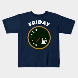 Friday TGIF Low on fuel Kids T-Shirt